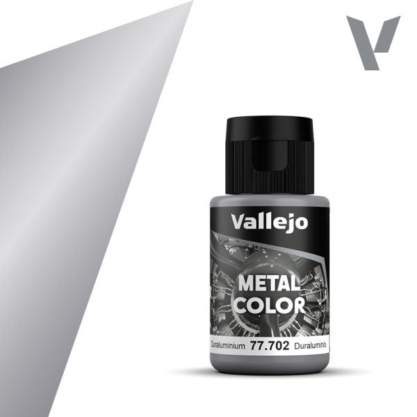 Vallejo 32ml Bottle Duraluminum Metal Color 77702