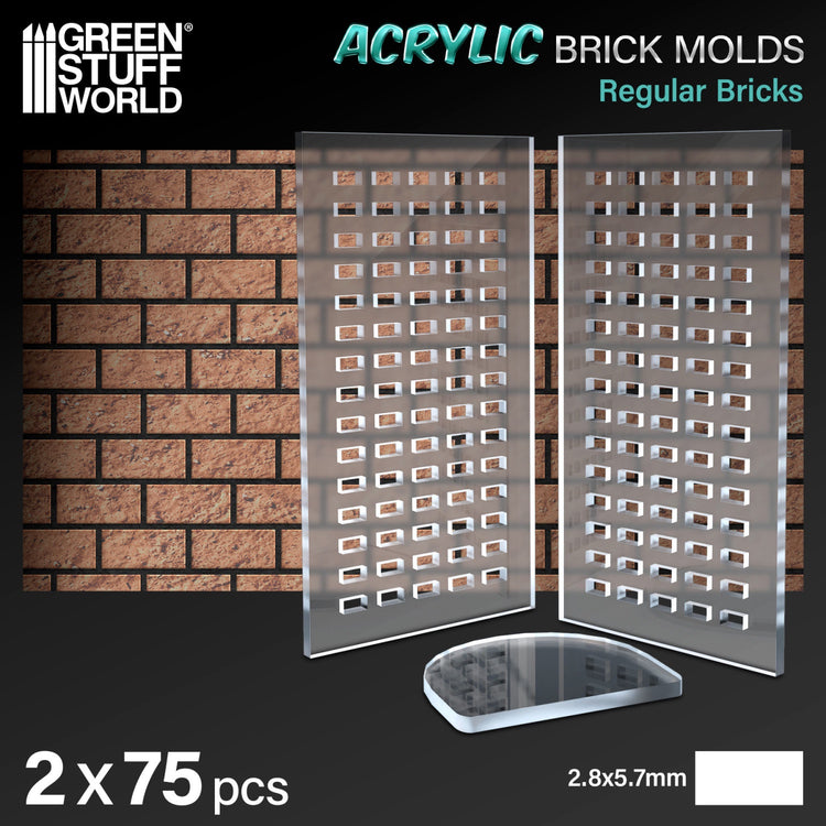 Green Stuff World Acrylic molds - Bricks