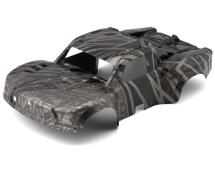 Method R/C Tools Method RC Arrma Mojave Grom 1/16 EXT Pre-Painted Trophy Truck Body (Black/Red)