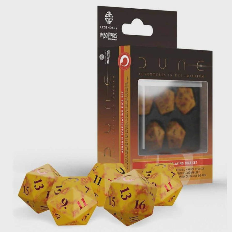 Modiphius Entertainment Dune RPG: Dice Set: Arrakis