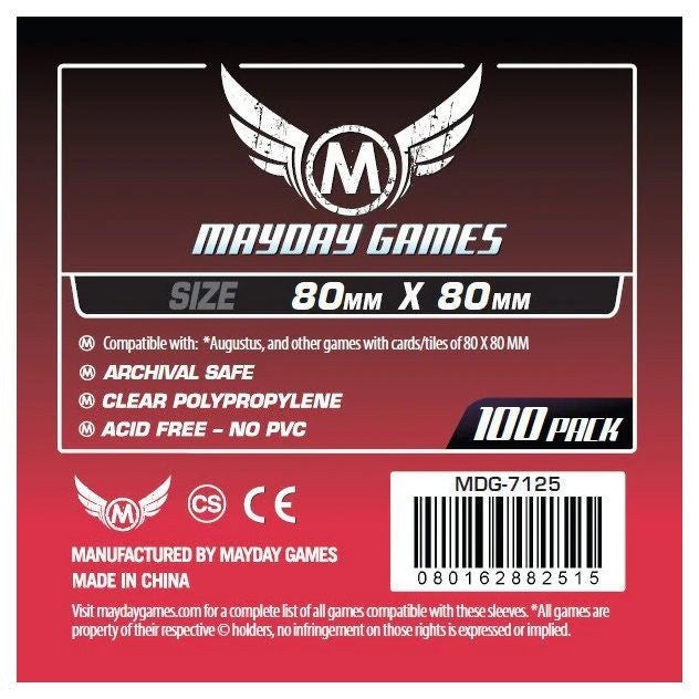 Mayday Games DP: Medium Square Card 80x80mm (100)