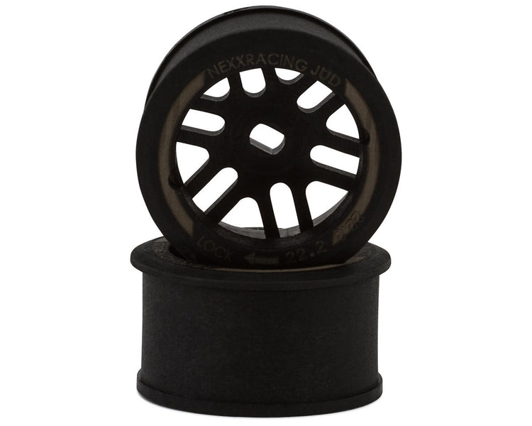 NEXX Racing Mini-Z R11 Rear Threaded Side-Wall AWD Carbon-Fiber Rims