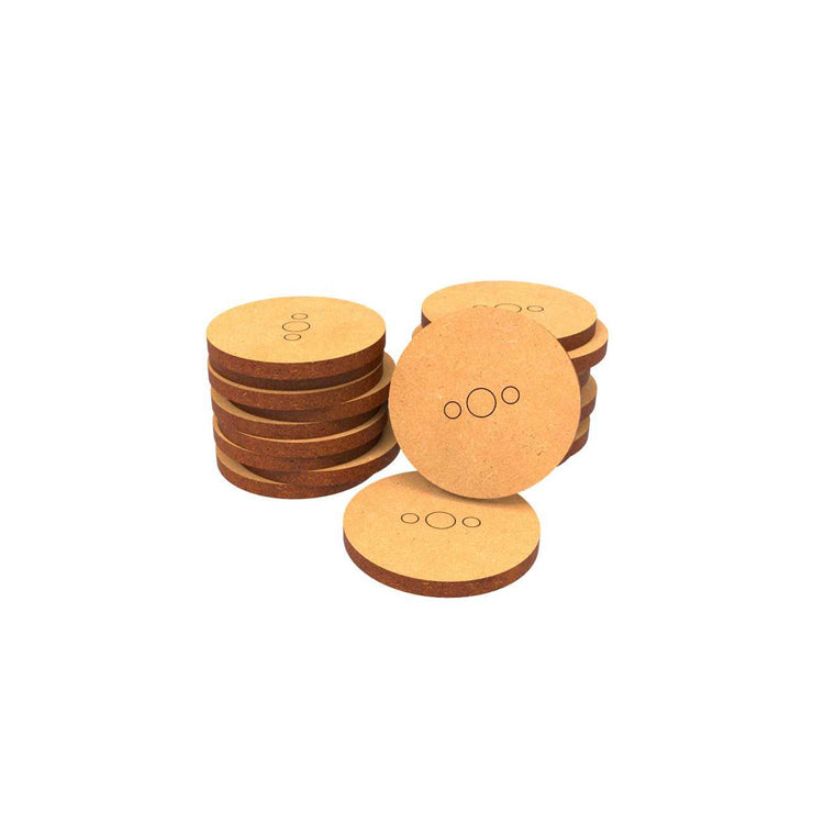 Green Stuff World MDF Bases - Round 32 mm
