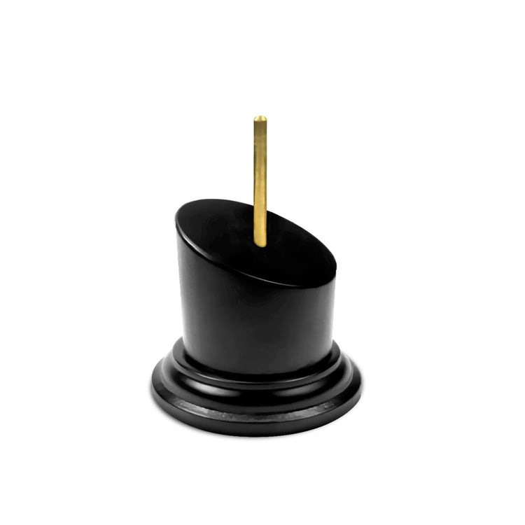 Green Stuff World Tapered Round Bust Plinth 5x5cm Black