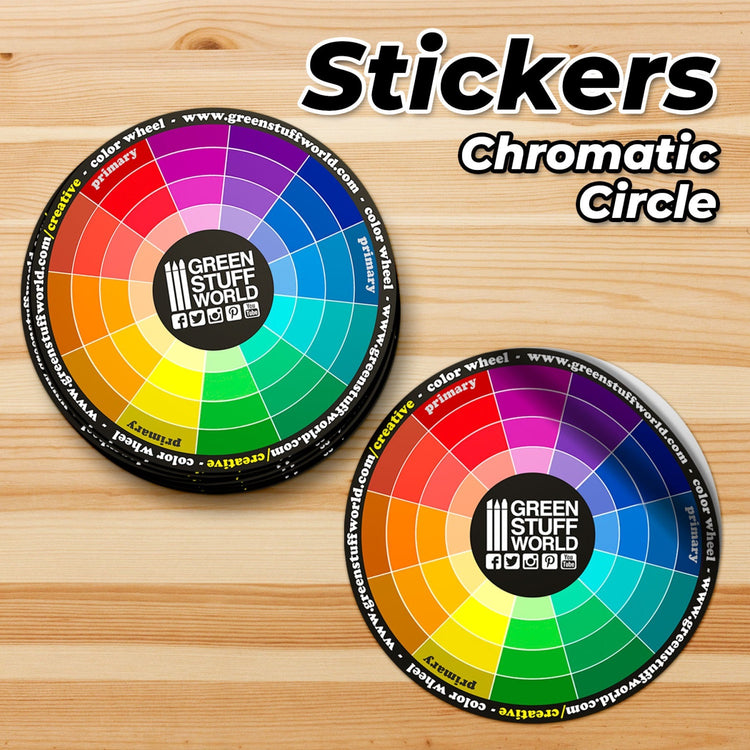 Green Stuff World Color Wheel Sticker