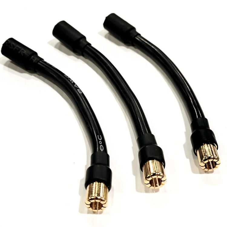 Power Hobby 8mm Female to 6.5mm Male 3 Inch Extensions (3 Pack)