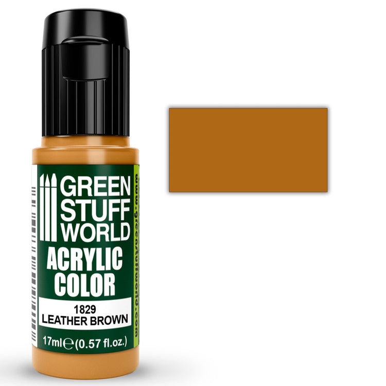 Green Stuff World Acrylic Color LEATHER BROWN