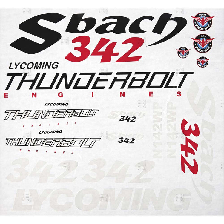 Phoenix Models Decals Sbach 342 1.20 ARF