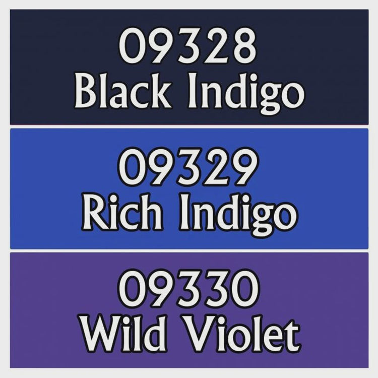 Reaper Miniatures MSP: Core Colors: Indigos Triad
