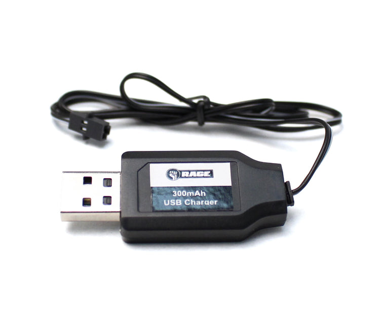 Rage R/C 3.7V 300mA USB Charger; Pico X
