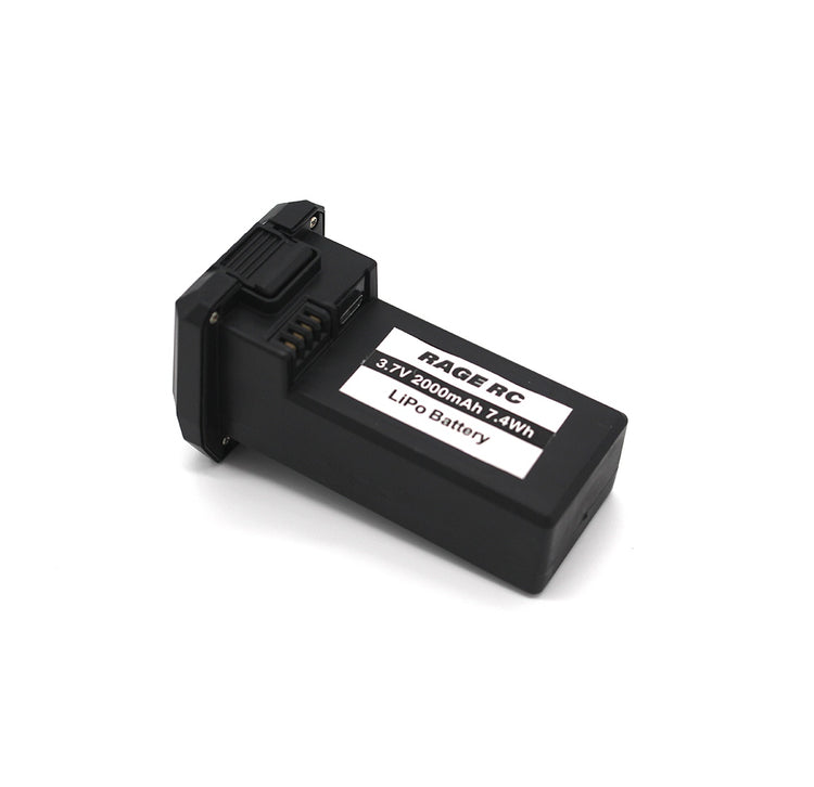 Rage R/C 3.7V 1S 2000mAh Lipo Battery w/Case; Stinger 3.0