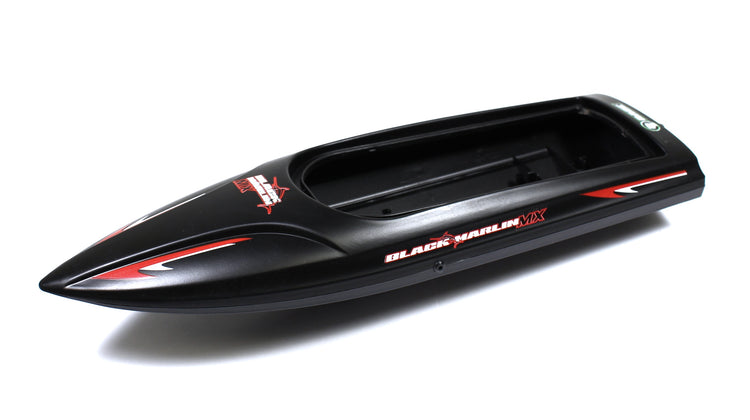 Rage R/C Replacement Hull w/ Hardware; Black Marlin MX