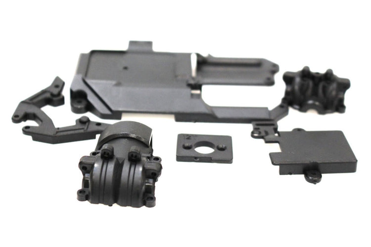 Rage R/C Upper Deck, Servo Cover & Gearbox Housing