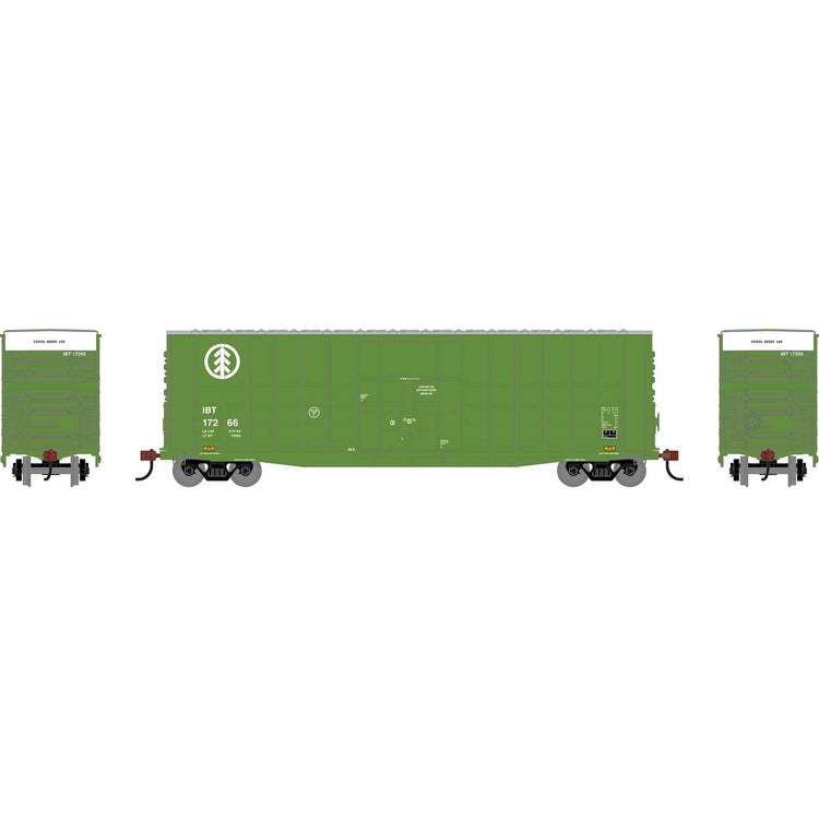 Roundhouse HO RND 50' Waffle High Cube Box Car, IBT #17266