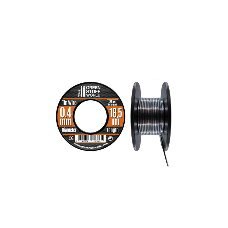 Green Stuff World Flexible tin wire roll 0.4mm