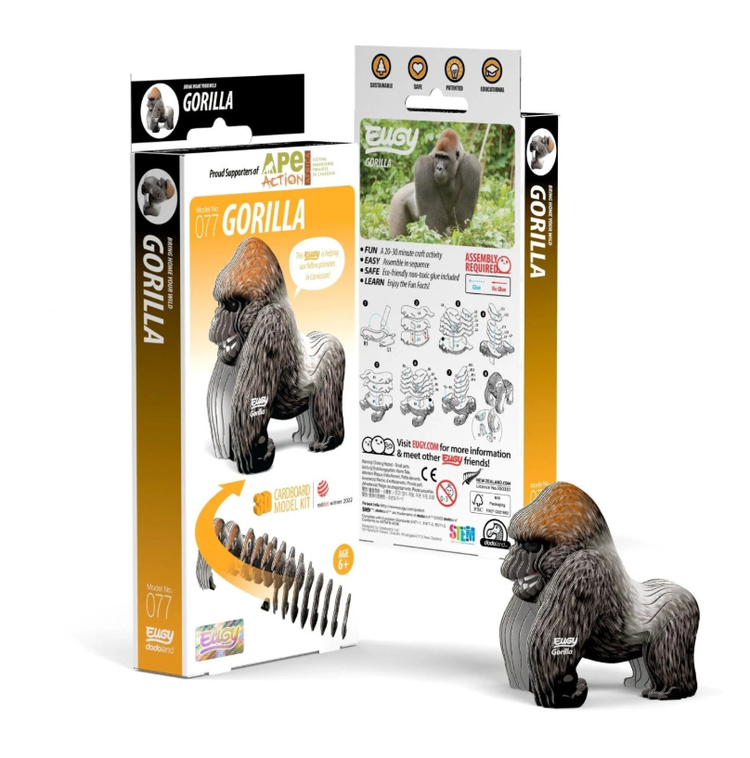 Safari Eugy Gorilla 3D Puzzle