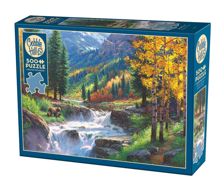 Cobble Hill Puzzles Bear Falls 500pc