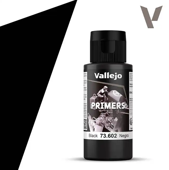 Vallejo 60ml Bottle Black Surface Primer 73602
