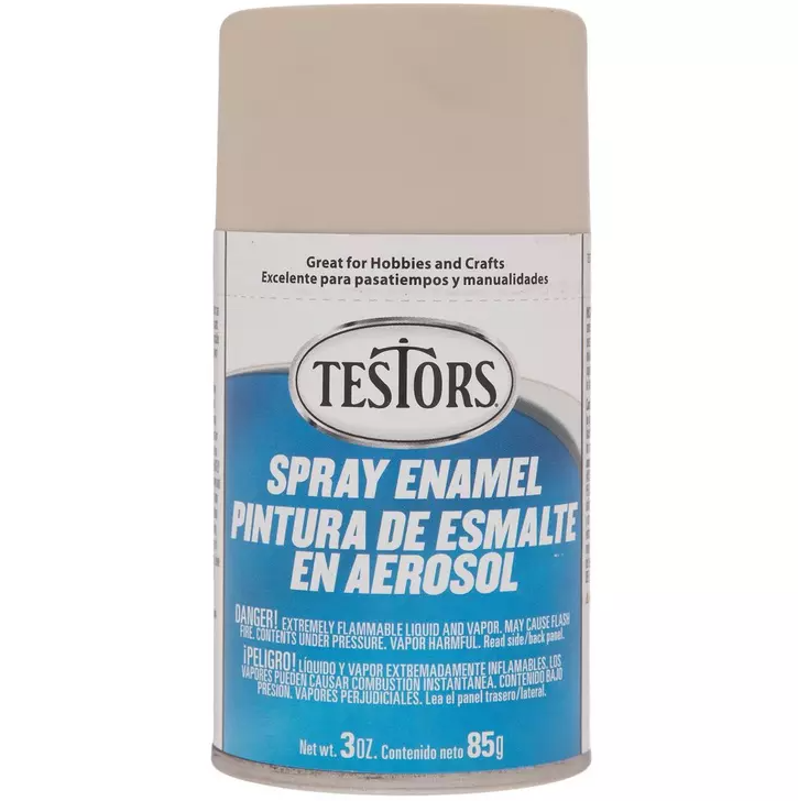 Testors 3 oz Spray Enamel Light Earth 30140