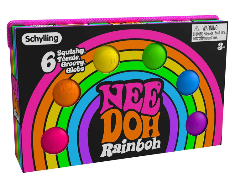 Schylling NeeDoh® Rainboh Six-Pack Sensory Toy Assortment