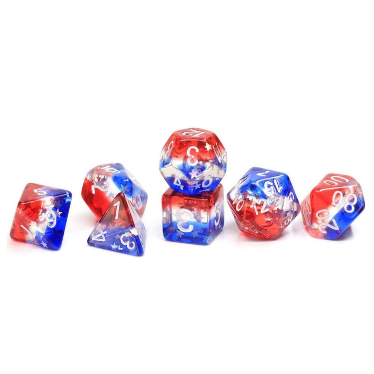 Sirius Dice 7-Set Star Spangled Banner