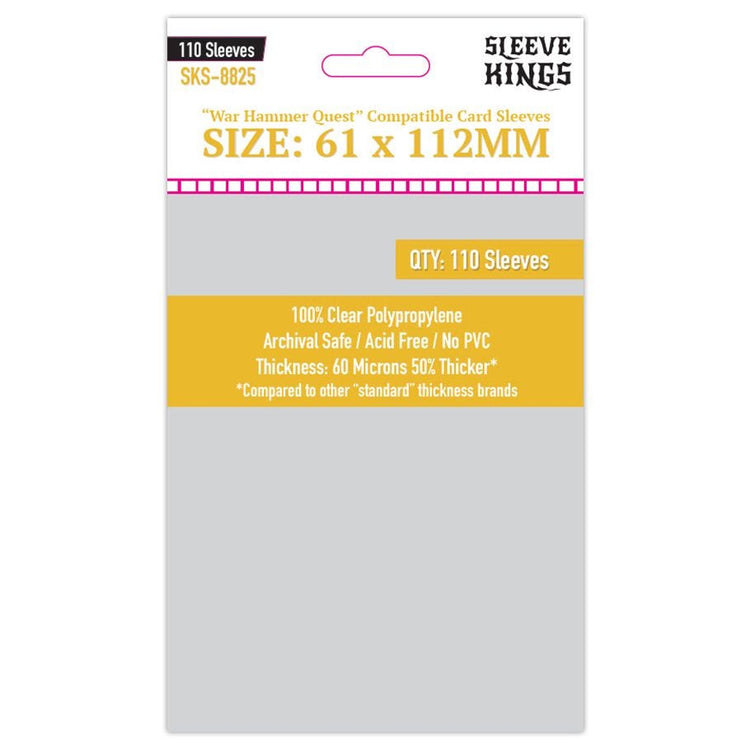 Sleeve Kings DP: War Hammer Quest 75x110mm (110)