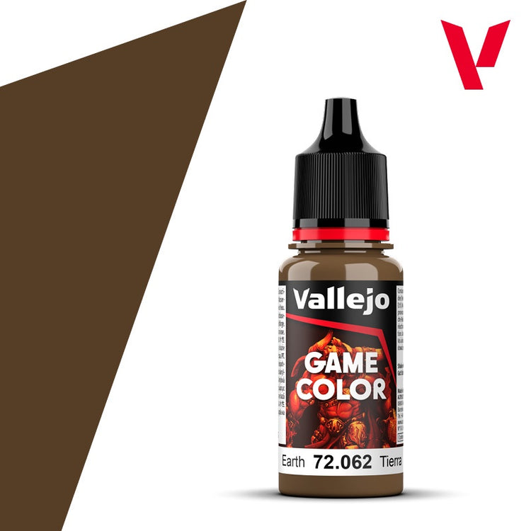 Vallejo 18ml Bottle Earth Game Color 72062