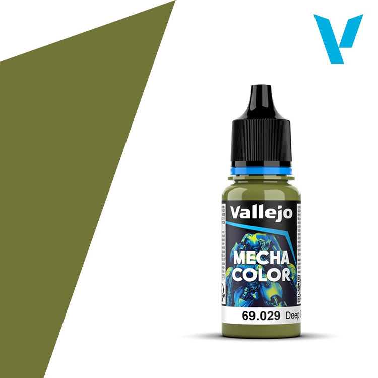 Vallejo 17ml Bottle Deep Green Mecha Color 69029