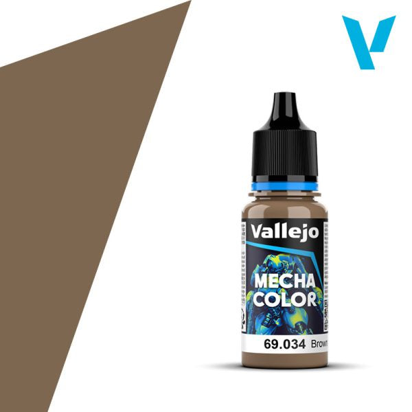 Vallejo 17ml Bottle Brown Mecha Color 69034