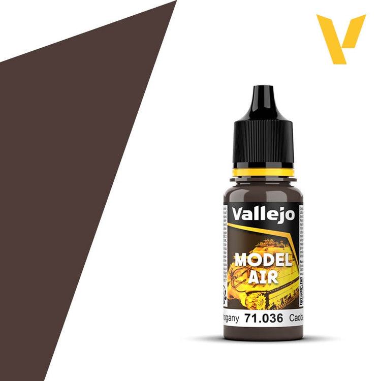 Vallejo 17ml Bottle Mahogany Model Air 71036
