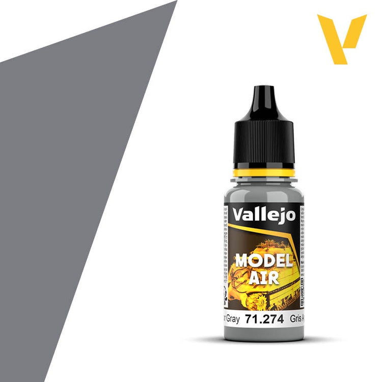 Vallejo 17ml Bottle Aggressor Grey Model Air 71274