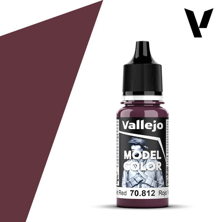 Vallejo 18ml Bottle Violet Red Model Color 70812