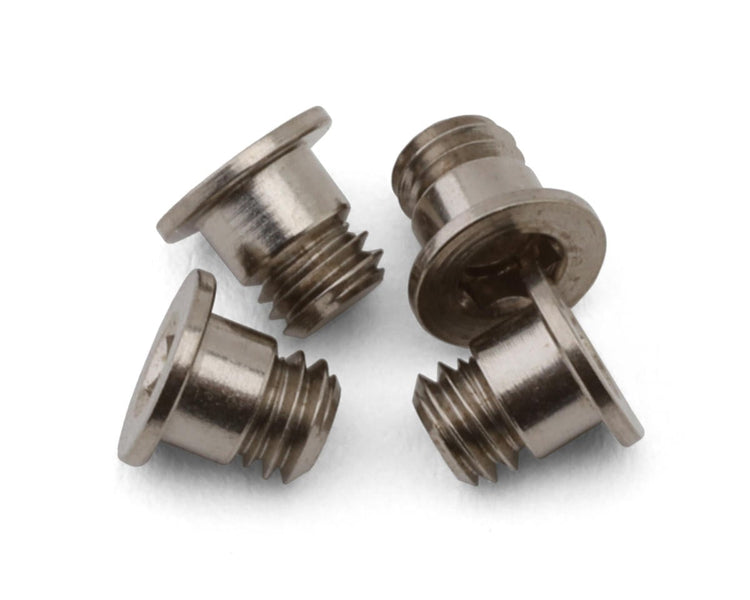 Yokomo 3x4mm Flat Head Stepped Socket Screw (Silver) (4)